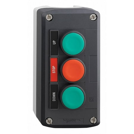 UPC 785901015925 product image for Push Button Control Station, 2NO/1NC Contact Form, Number of Operators: 3 | upcitemdb.com