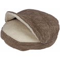 thumbnail image 3 of Precious Tails Plush Corduroy And Sherpa Lined Pet Dog Bed, 3 of 14