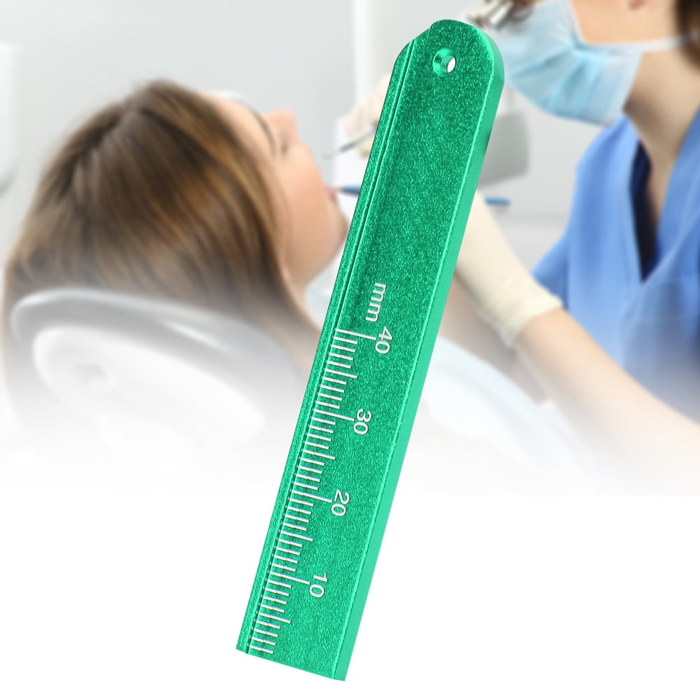 Endodontic Scale Aluminium Rulers Span Measure Scale Endodontic Finger