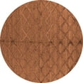 thumbnail image 1 of Ahgly Company Indoor Round Oriental Orange Industrial Area Rugs, 6' Round, 1 of 4
