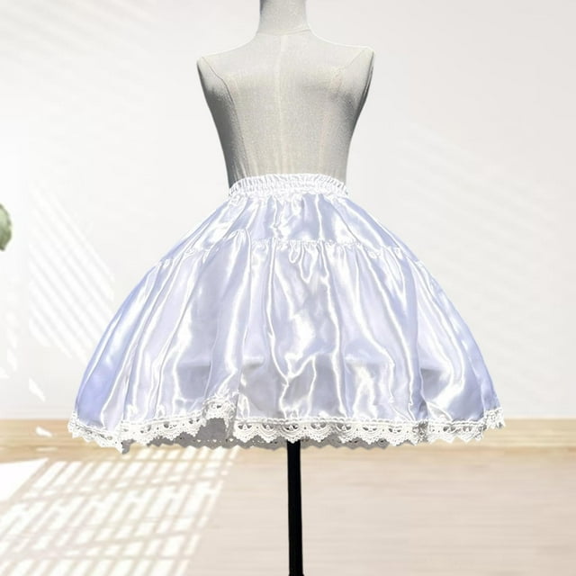 Enagua de , tutú, falda de ballet, disfraz de cosplay, falda interior blanca para vestidos, soporte de para vestido de graduación