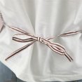 thumbnail image 3 of Graflsoa Stylish Bear-Print Striped Kitchen Apron for Cooking and Baking - Durable, Adjustable, and Machine Washable in Blue, 3 of 7