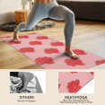 thumbnail image 4 of Pioneer Flower Floral Print Pattern Hot Yoga Mat Towel Non Slip for Hot Yoga - Quick-Drying Yoga Mat Cover with 4 Corner Pockets with Travel Bag - Hot Yoga Towel Non Slip 70"x26", 4 of 6