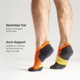 thumbnail image 4 of Running Ankle Socks with Cushion, Low Cut Athletic Tab Socks for Men and Women 6 Pack, 4 of 5