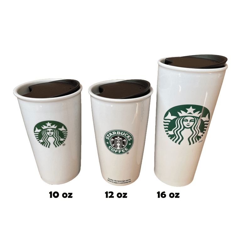 MIE Replacement Lid for Coffee Mug & Tea Cup - Competible With Starbucks  Ceramic Travel Mug 10oz / 12oz / 16oz, Tumbler Lid, Mug Lid, Cup Lid (Light