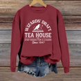 thumbnail image 2 of Venzia Women Halloween Crewneck Sweatshirt, Black Long Sleeve Pullover Top, Casual Fall Graphic Sweatshirt, 2 of 4