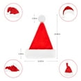 thumbnail image 7 of Santa Hat,Xmas Holiday Hat for Kids,Unisex Velvet Comfort Christmas Hats Extra Thicken Classic Fur for Christmas New Year Festive Holiday Party Supplies (Children), 7 of 7