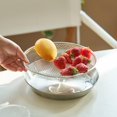 thumbnail image 1 of Cesta para freír al aire, colador , portátil con asas, juego de bandeja de cesta para freír fácil de limpiar, colador de aceite, para hornear en Pequeño 19cm Macarena Cesta de freidora de aire, 1 of 8