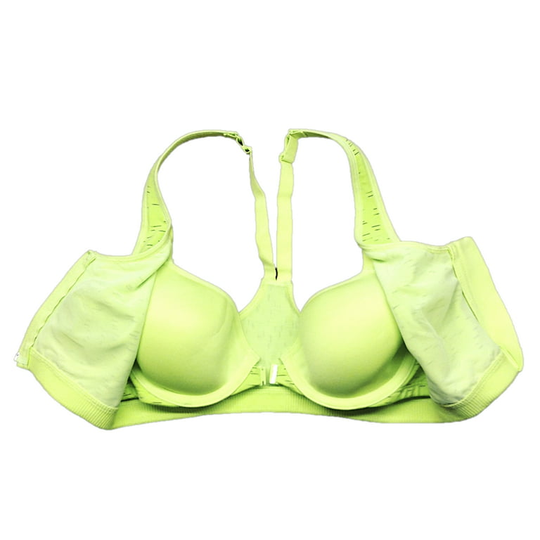 Victorias Secret 32ddd Knockout Reflective Zipper Neon Colors Sports Bra