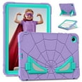thumbnail image 1 of Étui Robuste Super Héros Enfants Sécuritaire en Silicone TPU PC Armure Rigide pour Samsung Tab A9 A8 Plus Tablette Support Antichute Antichoc Violet Menthe Tab A8 10.5 2021, 1 of 6