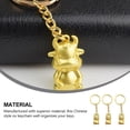 thumbnail image 3 of unbranded 3Ud Llavero En De Buey Del Zodiaco Chino Dorado Para De Y Llaves, 3 of 8