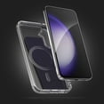 thumbnail image 3 of Encased Clearback Case Designed for Samsung Galaxy S23 FE Case with Magnetic Phone Grip (Compatible with MagSafe) Clear, 3 of 7