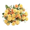 thumbnail image 1 of Flores de clavel artificiales, flor simulada, adorno reutilizable, realista para Café ligero, 1 of 8