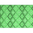 thumbnail image 1 of Ahgly Company Indoor Rectangle Southwestern Emerald Green Country Area Rugs, 4' x 6', 1 of 4
