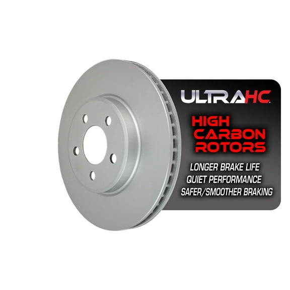 UltraHC Coated High Carbon Brake Rotor, Front UR001651, Dodge Charger 2020-2006