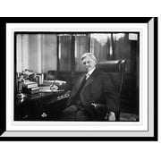 Historic Framed Print, Marshall in office, 17-7/8" x 21-7/8"