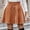 F-563Brown, variant on ZHOGXU Women'S Skirt High Waist Button Front Solid Color A Line Comfortable Mini Skirt For Casual Daily Wear,Black,L
