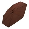 thumbnail image 6 of MLINS Vintage Outdoor Patio Umbrellas 230.00X230.00X0.10CM Coffee, 6 of 8