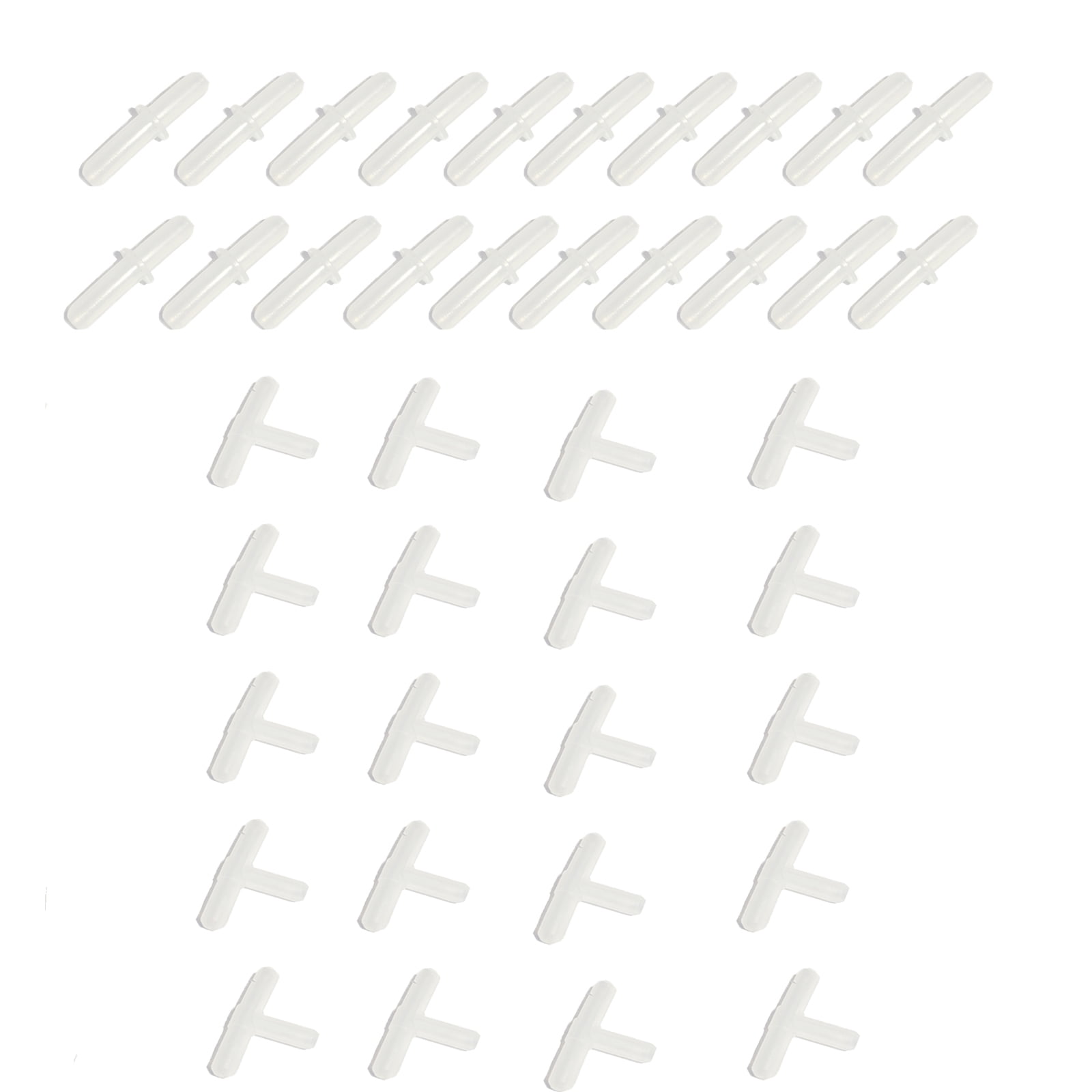 Aquaneat Aquarium Tubing Connector, Fish Tank 2 Kinds Plastic Connector