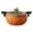 Orange, variant on 8L Pumpkin-Shaped Cast Iron Dutch Oven - Orange Stovetop Micro Pressure Cooker with Nonstick Ceramic Coating, Ideal for Stewing & Frying
