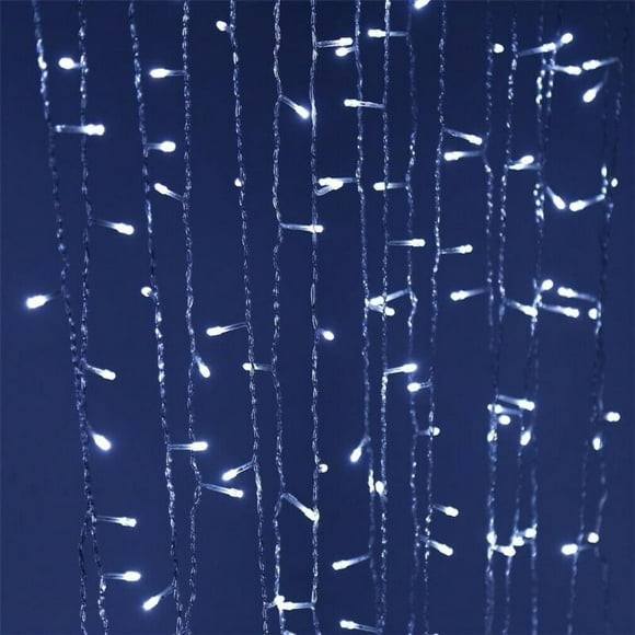 LED Curtain Lights, 3m x 3m Light Net Curtain String Lights 300 LED String Lights, Curtain Lights for Wedding, Garden, Balcony, Outdoor/Indoor Party