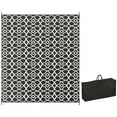 thumbnail image 3 of Yardi Yard Carpet RV Camping Rugs with Carry Bag, 8' x 10' Reversible Outdoor Rug, Waterproof Rug, Black & White, 3 of 9