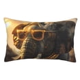 thumbnail image 1 of Balery Cool Sunglasses Elephant Art Funda de Cojín Estampada, Regalos para Mujeres, Regalos de Amor para Ella, Regalos para Novia o Esposa, Funda de Almohada-16"x24", 1 of 6