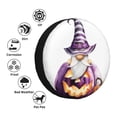thumbnail image 4 of Naloa Halloween Gnome With Pumpkins PVC Leather Spare Tire Wheel Cover Spare Tire Cover, for Car Truck SUV Camper Trailer Universal Fit(14-17in)-14 inch, 4 of 6