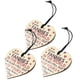 thumbnail image 3 of Ornamento colgante en forma de corazón Durable Mamá Regalos de hijas Letras de madera Accesorios para automóviles Decoración para uso doméstico DIY 3 Pack Inevent HA011707-03, 3 of 7
