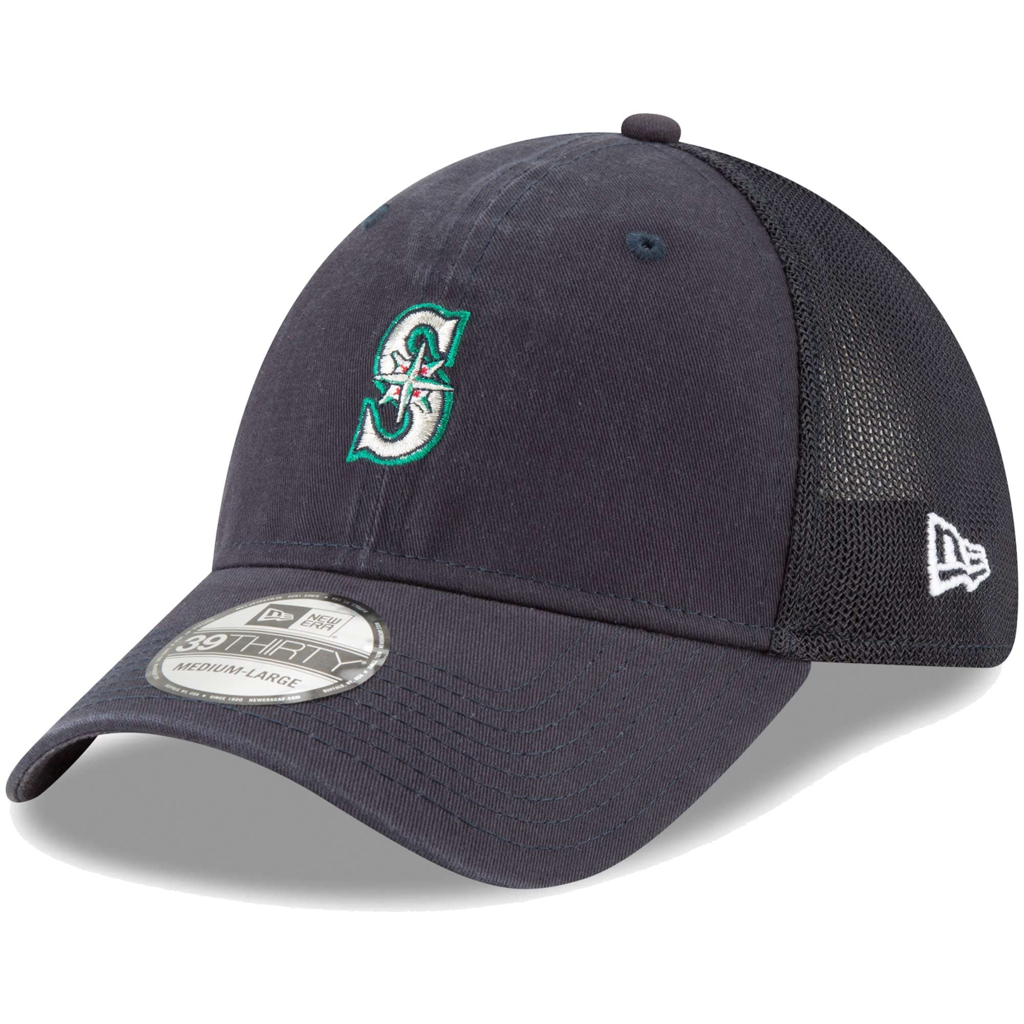 Seattle Mariners New Era Team Precision 39THIRTY Flex Hat Navy