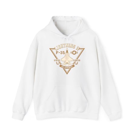 F-35 Lightning II Jet Fighter Military Aircraft Design Hoodie Size S-5XL