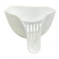 thumbnail image 3 of Cuenco colador para lavado de arroz, escurridor, herramienta de limpieza, colador de cocina, cuenco, escurridor para fregadero de cocina blanco, 3 of 9