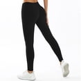 thumbnail image 5 of CAIVO Women Flare Leggings For Yoga Pants High Waisted Bootcut Casual Stretch Solid Color Athletic Gym Pilates Running Fitness Trousers , Black, 5 of 5