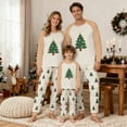 thumbnail image 7 of Zwiiyzr Family Christmas Pajamas Matching Sets for Dad Parent Child Outfit Christmas Set Printed Home Clothes Sleepwear Long Sleeved Jumpsuit Father Style Beige-Dad, 7 of 7