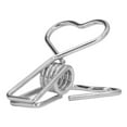 thumbnail image 3 of Small Clips, Attractive Decorative Stable Reliable Small Compact Paper Clips  For Home For Office For School Silver, 3 of 8