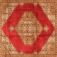 thumbnail image 1 of Ahgly Company Indoor Square Medallion Orange Traditional Area Rugs, 6' Square, 1 of 1