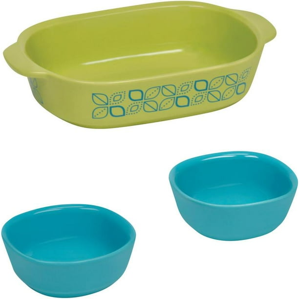 BAKEWARE SET STONEWARE 3 PC
