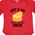 thumbnail image 4 of Inktastic Cheese Lover Kids Boys or Girls Long Sleeve Baby Bodysuit, 4 of 5