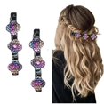 thumbnail image 1 of Pinzas para el cabello trenzadas con piedras de cristal brillantes, pinzas para el cabello trenzadas para mujeres, pinzas para el cabello trenzadas con piedras de cristal, pinzas para el cabello trenz, 1 of 6