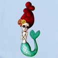 thumbnail image 2 of CafePress - El Dia De Los Muertos Mermaid Body Suit - Baby Light Bodysuit, Size Newborn - 24 Months, 2 of 4