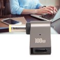 thumbnail image 3 of Usb Laptop Charger Adapter PD USB Type C Female I to  Adapter 100w Aluminum Alloy Elbow Notebook Power Adapter, 3 of 7