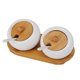 thumbnail image 4 of Juego de tarros de cerámica para especias de cocina (colores surtidos), 4 of 7