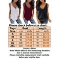thumbnail image 2 of Babibeauty Women Spaghetti Strap T Shirts Vest Casual Sleeveless Cami Pullover Lace V Neck Tank Tops, 2 of 4