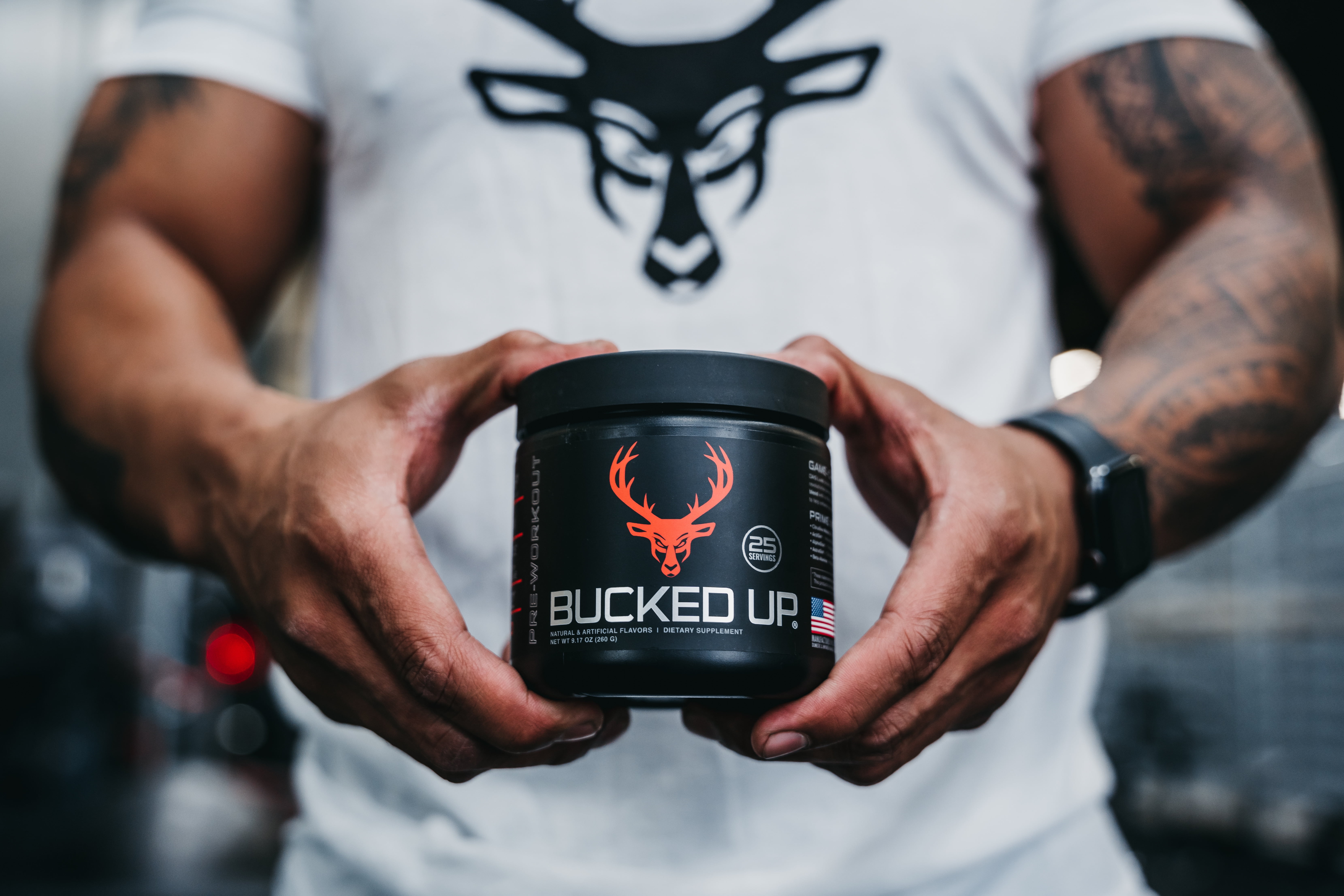 Try our Bucking Amazing Pre-workout for just $1 + Shipping! We'll even