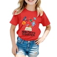 thumbnail image 1 of WEAIXIMIUNG Mega64 Chemise Garçon et Fille Mode Décontractée Imprimé Col Rond Manches Courtes T-Shirt Haut 3-4 Ans, 1 of 4