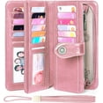 thumbnail image 2 of LAICAIW Women's Wallet Genuine Leather RFID Blocking Large Capacity Trifold Ladies Wallet, 2 of 6