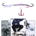 thumbnail image 2 of Anzuelo de pesca Hielo 83 mm / 18 g Señuelos Señuelos triples Pesca Aparejos Púrpura Sywqhk Para Estrenar, 2 of 6