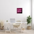 thumbnail image 2 of Neon Lady Boss Fashion Modern Pink Word Design Typography Framed Art Print Wall Art, 17x17, 2 of 6