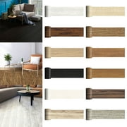 CUH Wooden Wall Floor Planks Floor Tiles- Simple Peel and Stick Application for Kitchen Bathroom Living Room Flooring Materials