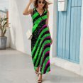 thumbnail image 6 of Animal Print Patterns Sleeveless Dress Woman Fashion Long Dresses Women's Summer Suit Dress 2025, 6 of 7